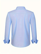 ALBERTO | CHEMISE ÉLÉGANTE LÉGÈRE AVEC DÉTAILS CONTRASTÉS - image 11