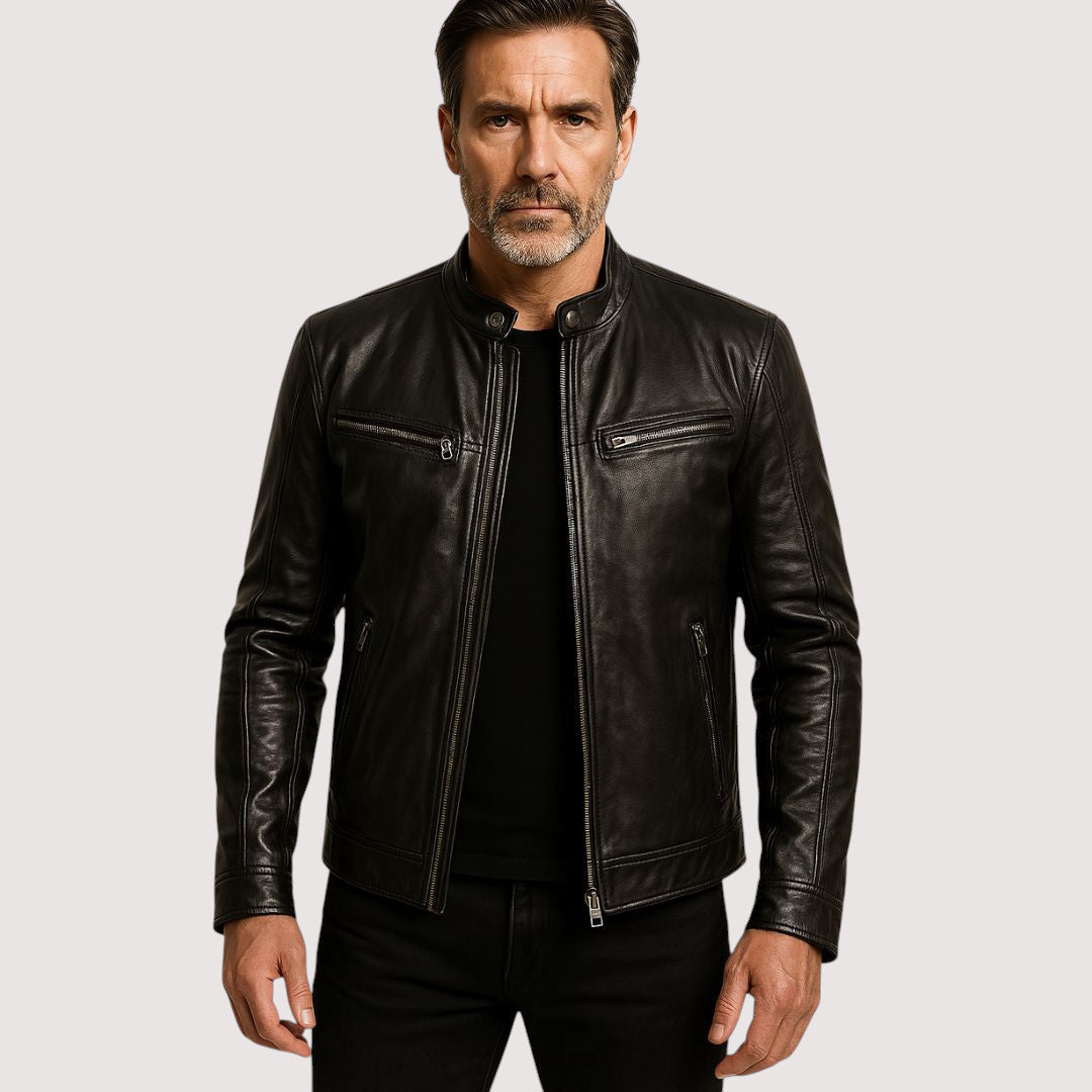 Louis Riviera | VESTE EN CUIR HAUT DE GAMME ÉLÉGANTE POUR HOMME - image 6