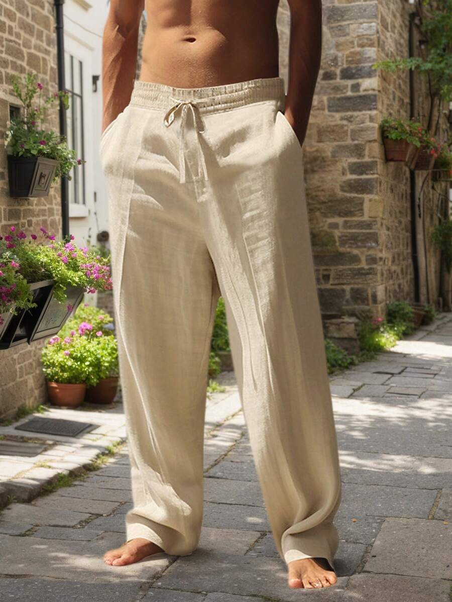 MATHIS | PANTALON LÉGER EN LIN AVEC CORDON - image 14