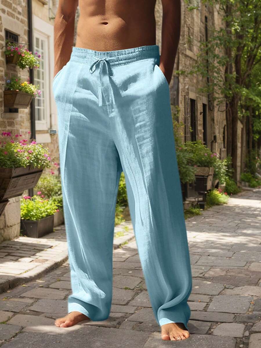 MATHIS | PANTALON LÉGER EN LIN AVEC CORDON - image 32