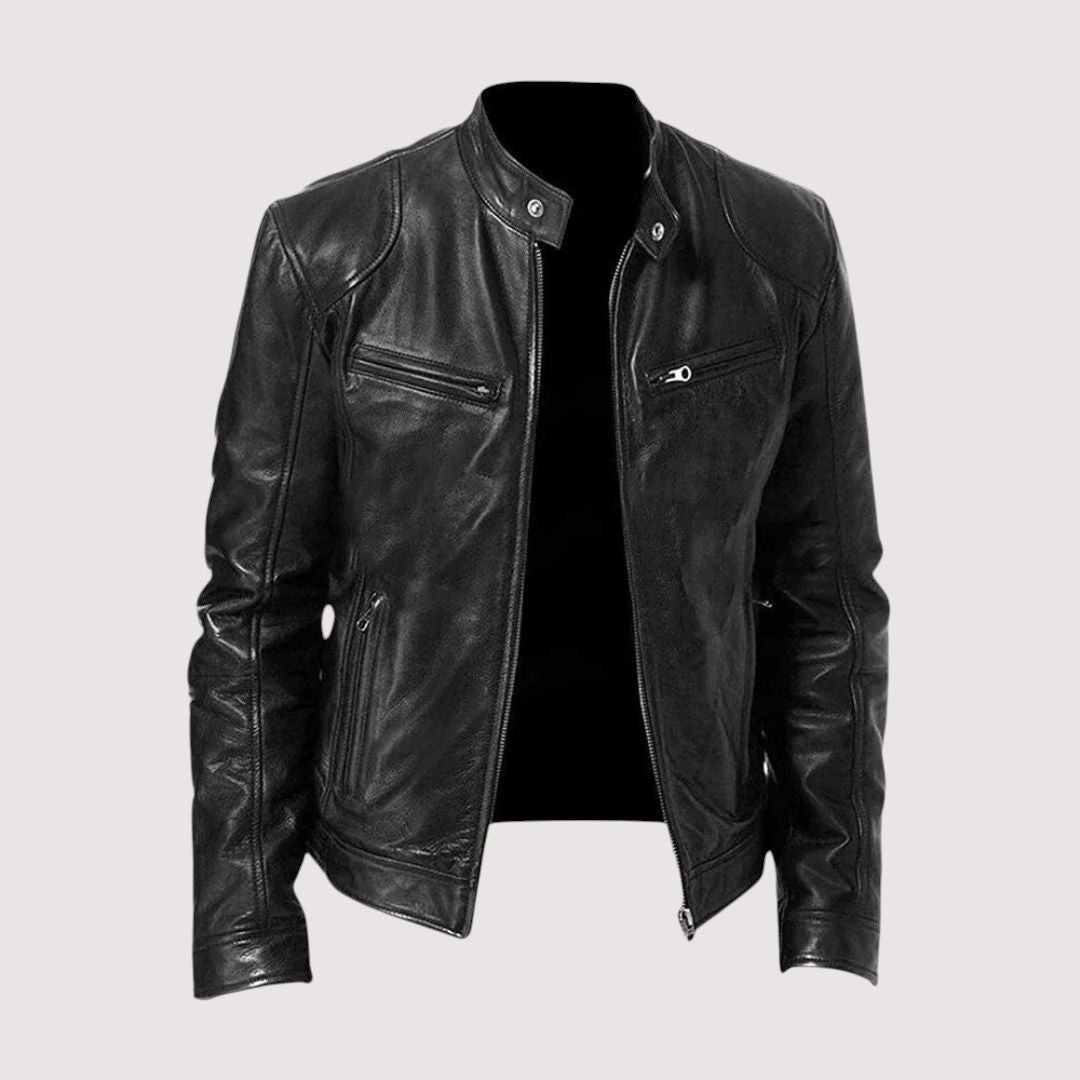 Louis Riviera | VESTE EN CUIR HAUT DE GAMME ÉLÉGANTE POUR HOMME - image 2