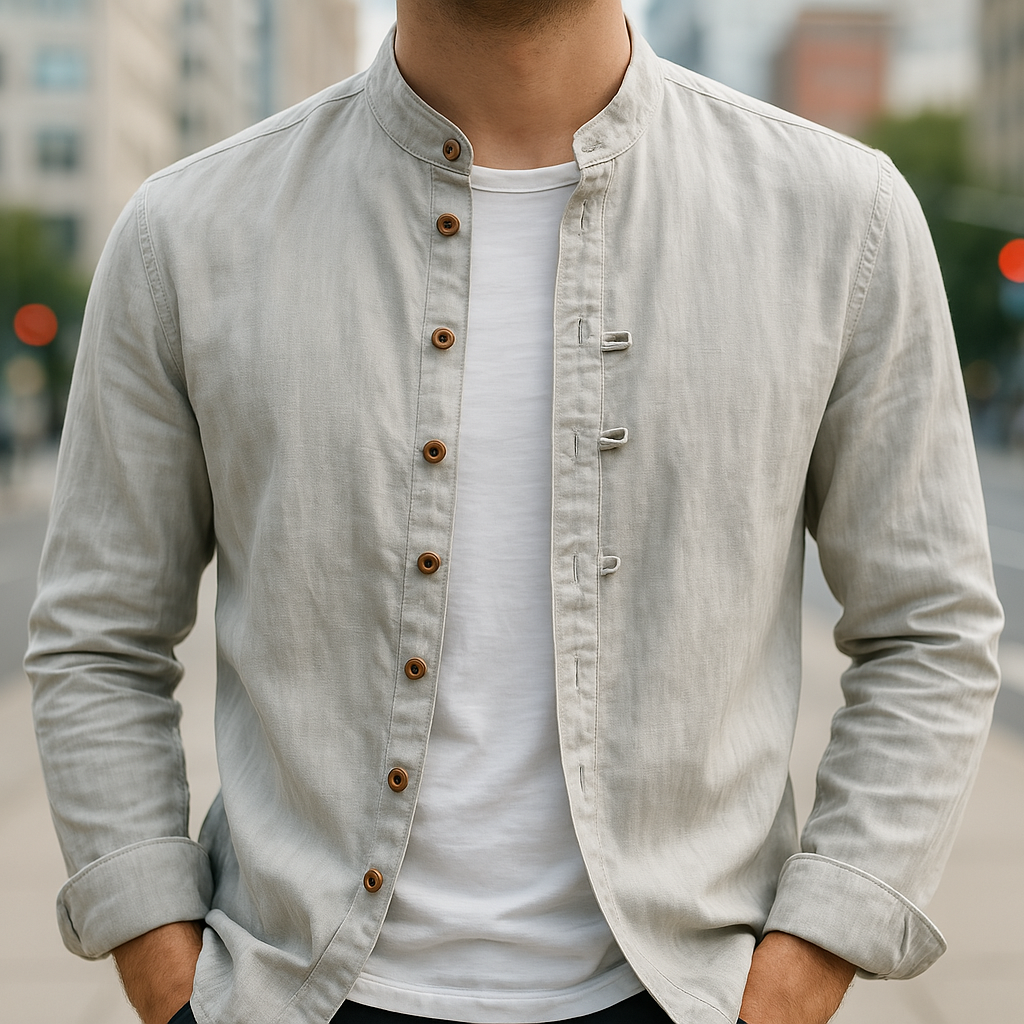 Louis Riviera | CHEMISE EN LIN ET COTON - image 4