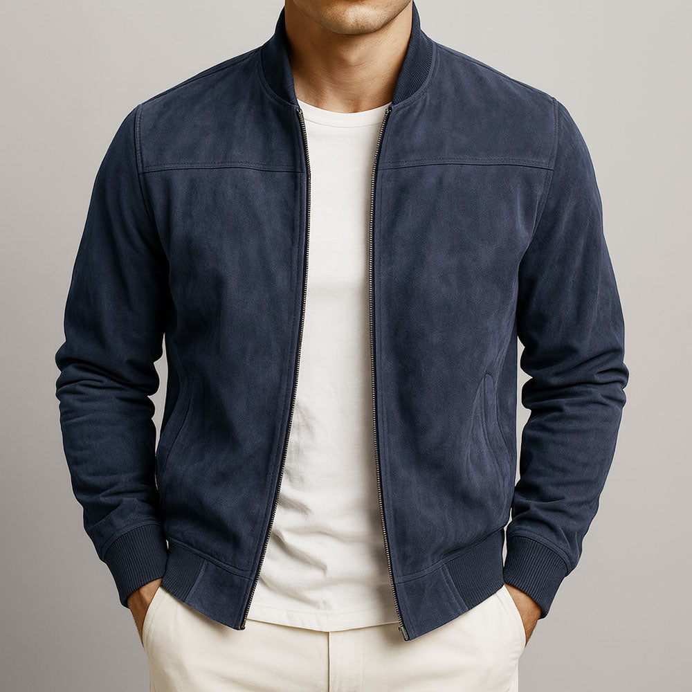 Louis Riviera | VESTE EN CUIR SUEDE URBAINE - image 5