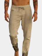 PANTALONS DE PLAGE EN LIN - image 1