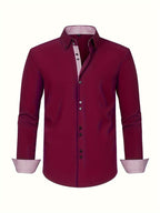 ALBERTO | CHEMISE ÉLÉGANTE LÉGÈRE AVEC DÉTAILS CONTRASTÉS - image 3