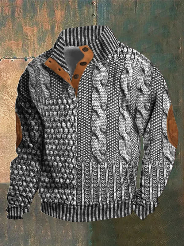 Louis Riviera | PULLOVER CHAUD À MOTIF - image 2