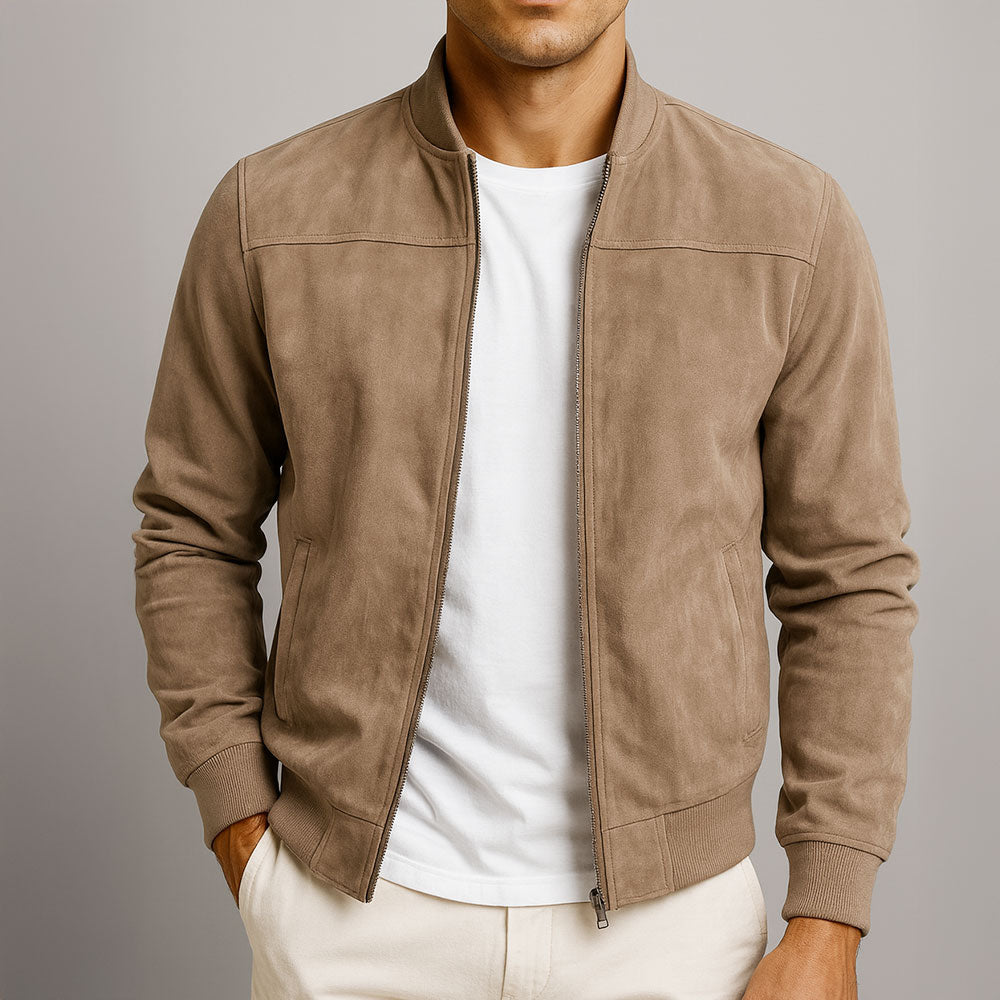 Louis Riviera | VESTE EN CUIR SUEDE URBAINE - image 2