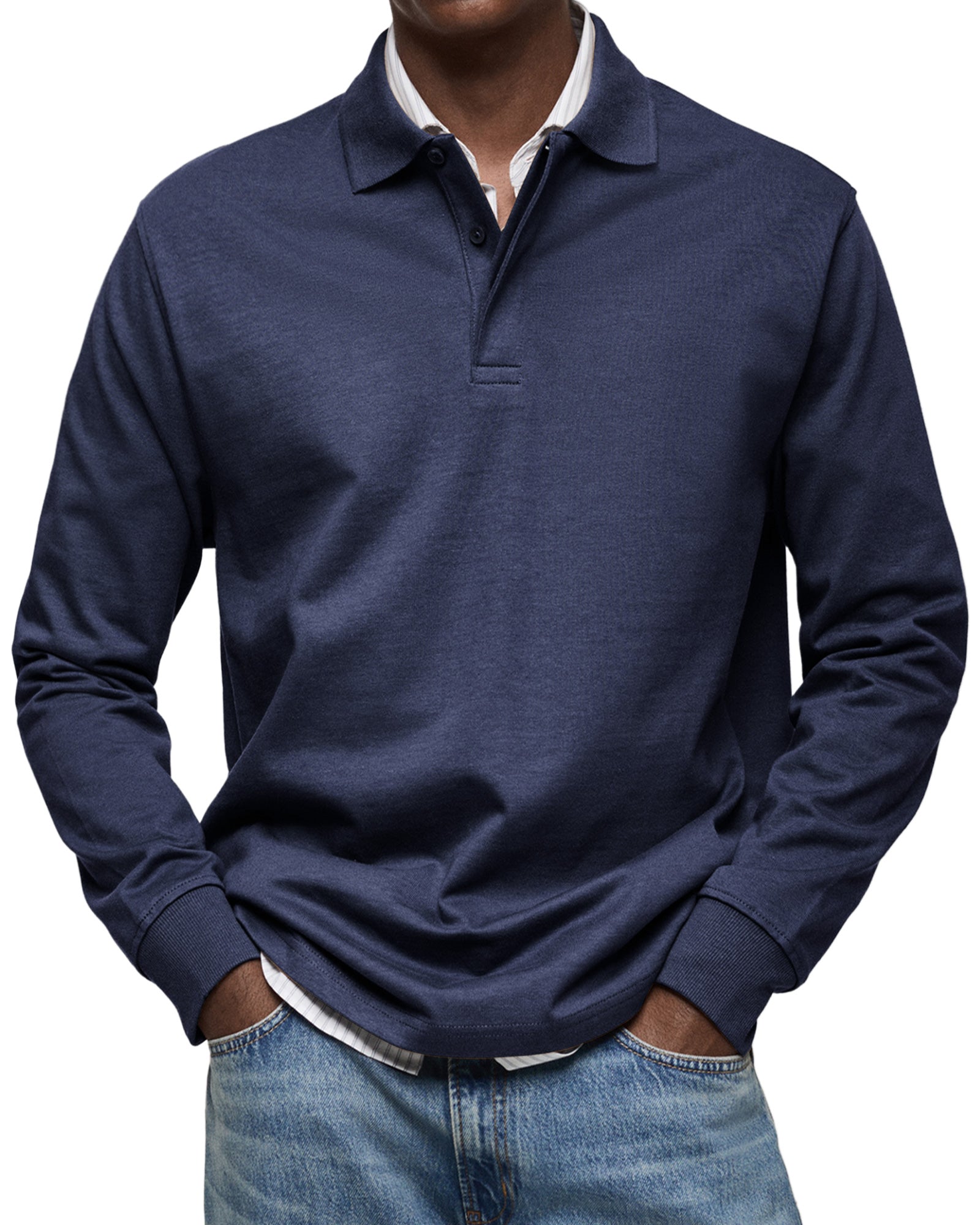 Louis Riviera | POLO DE LUXE À MANCHES LONGUES - image 3
