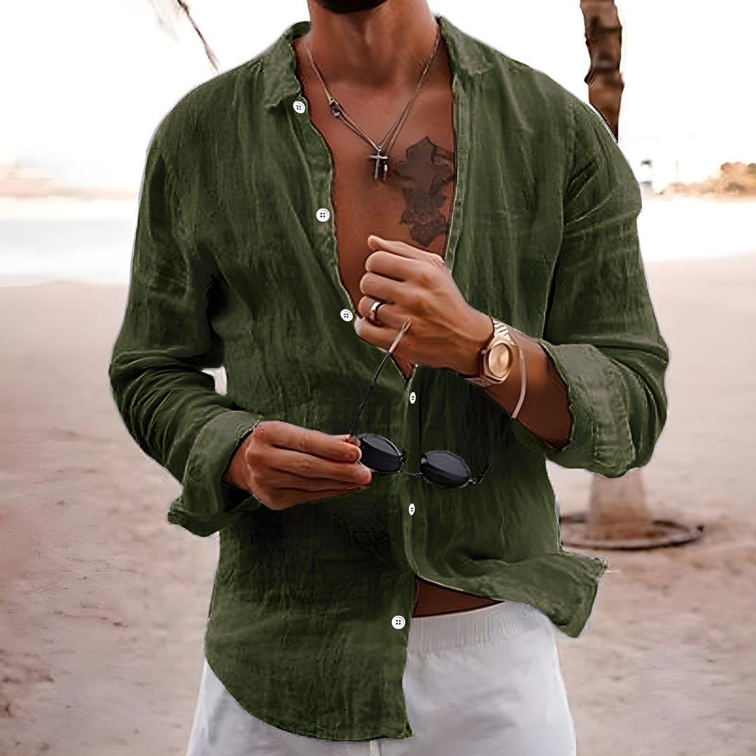 CHEMISE D'ÉTÉ EN COTON NATUREL - image 6