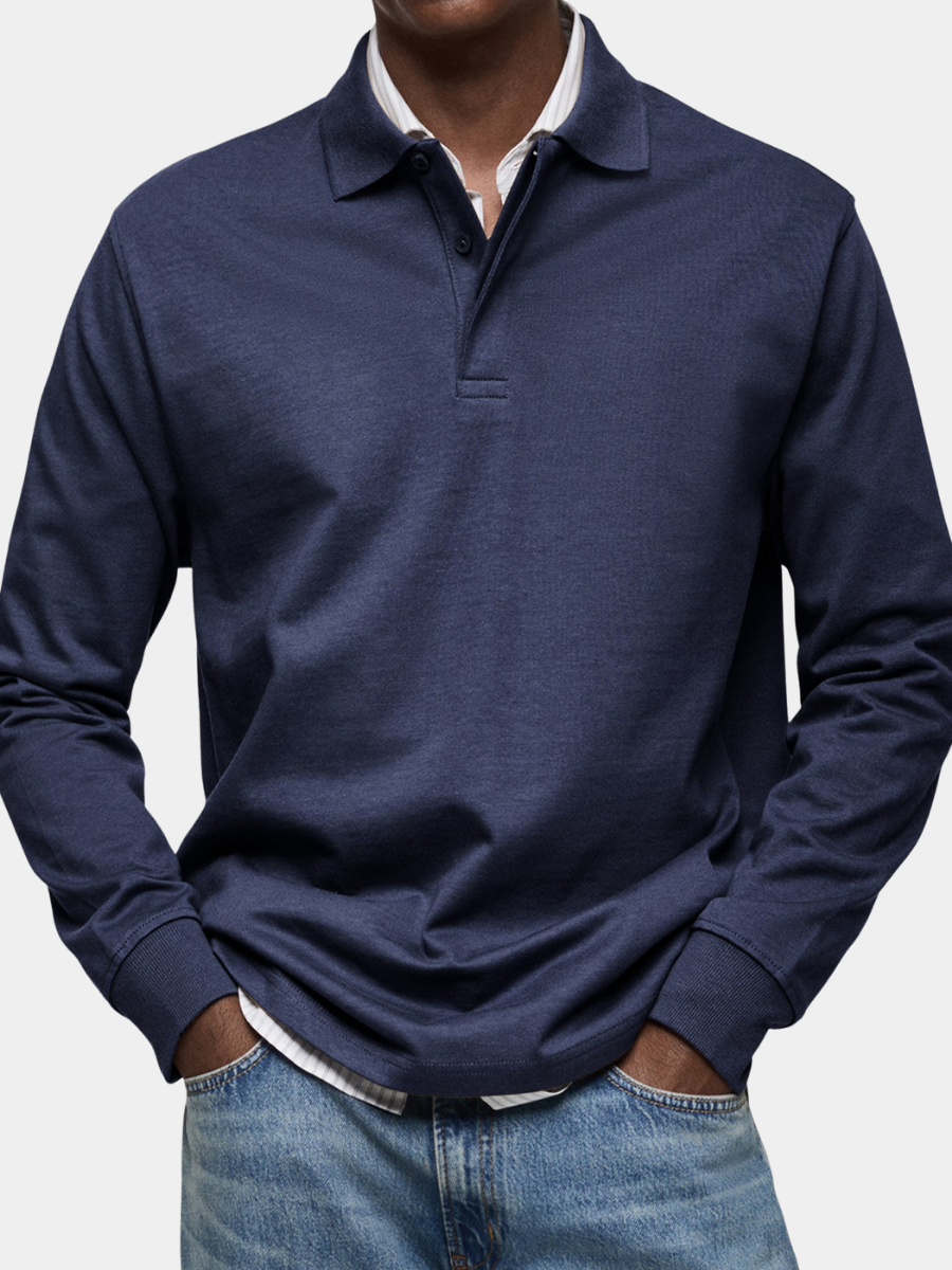 Louis Riviera | POLO DE LUXE À MANCHES LONGUES - image 1