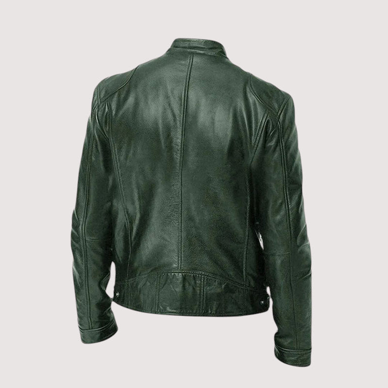 Louis Riviera | VESTE EN CUIR HAUT DE GAMME ÉLÉGANTE POUR HOMME - image 8