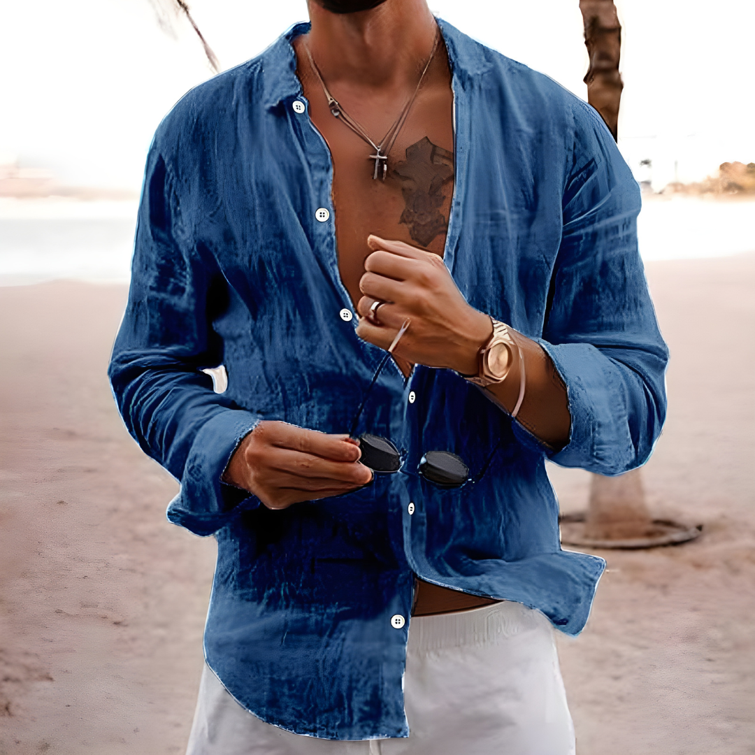 CHEMISE D'ÉTÉ EN COTON NATUREL - image 7