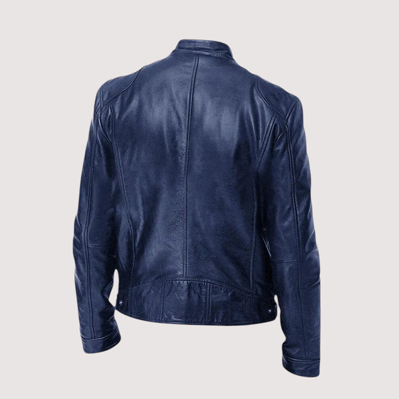 Louis Riviera | VESTE EN CUIR HAUT DE GAMME ÉLÉGANTE POUR HOMME - image 9