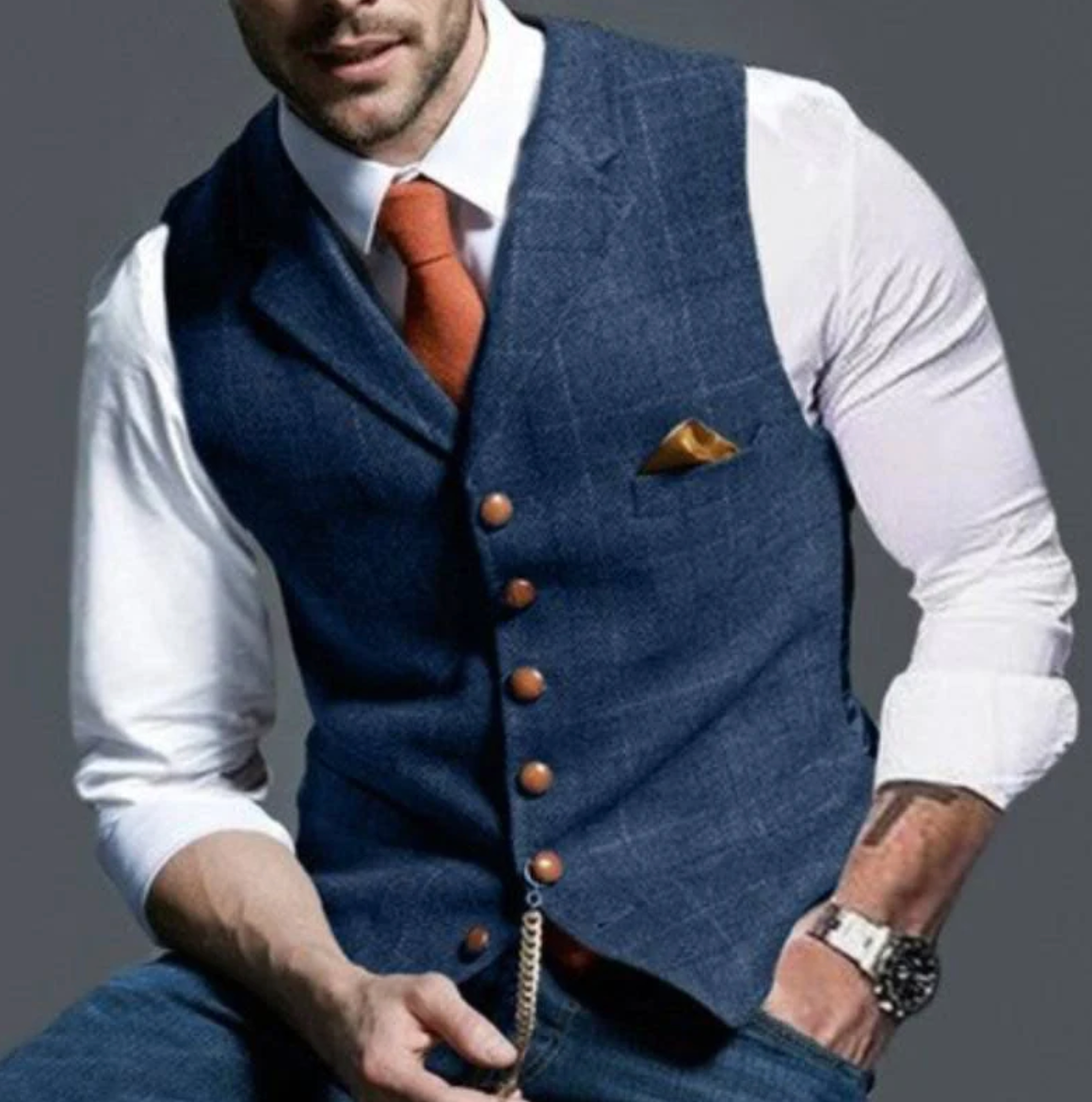 Louis Riviera | GILET ÉLÉGANT POUR HOMME - image 2