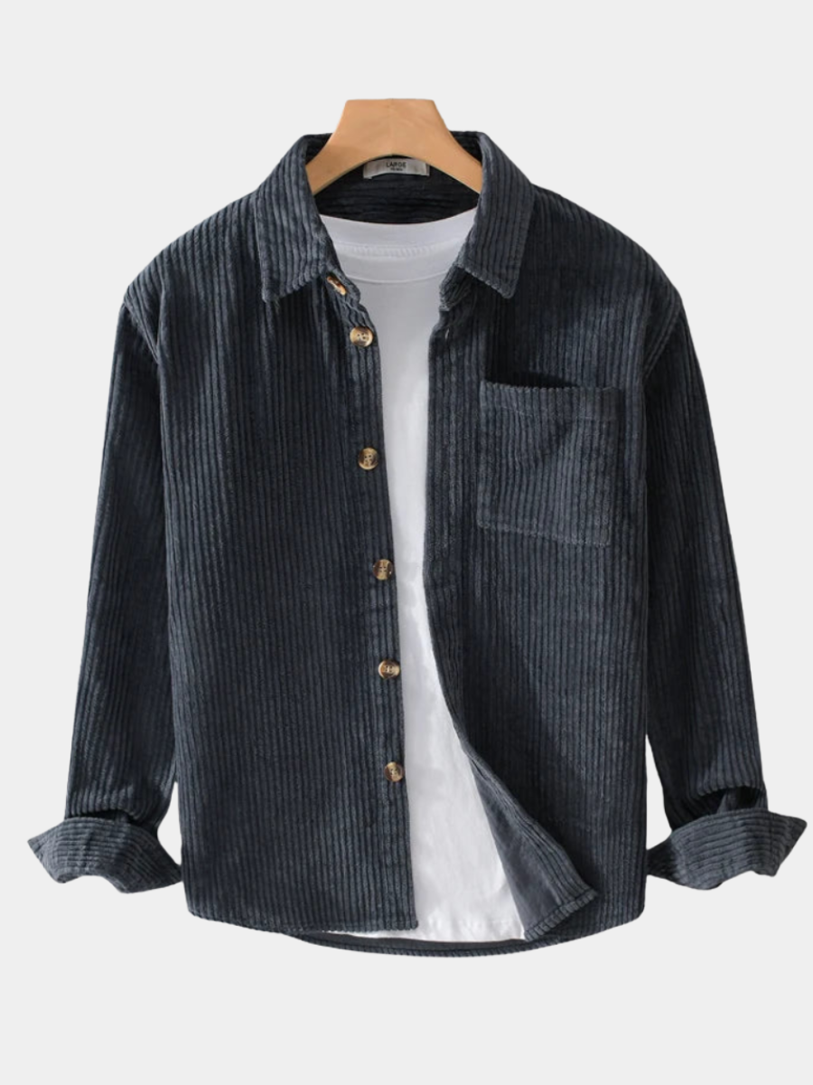 Louis Riviera | CHEMISE EN VELOURS CÔTELÉ - image 1