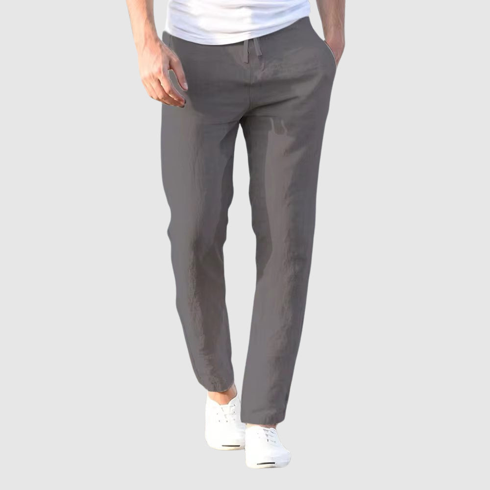 BENIAMINO | PANTALON LÉGER EN LIN - image 3