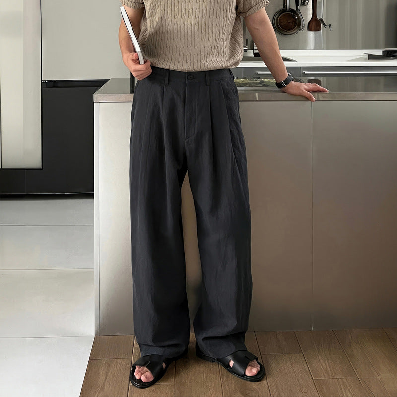 LOUIS | PANTALONS EN LIN À JAMBES LARGES - image 3