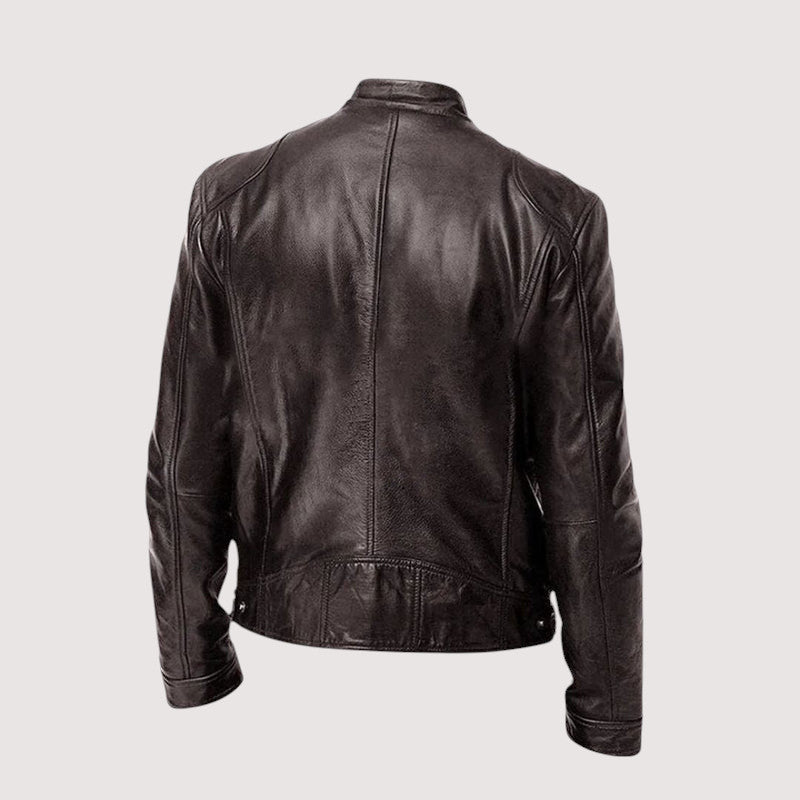 Louis Riviera | VESTE EN CUIR HAUT DE GAMME ÉLÉGANTE POUR HOMME - image 10