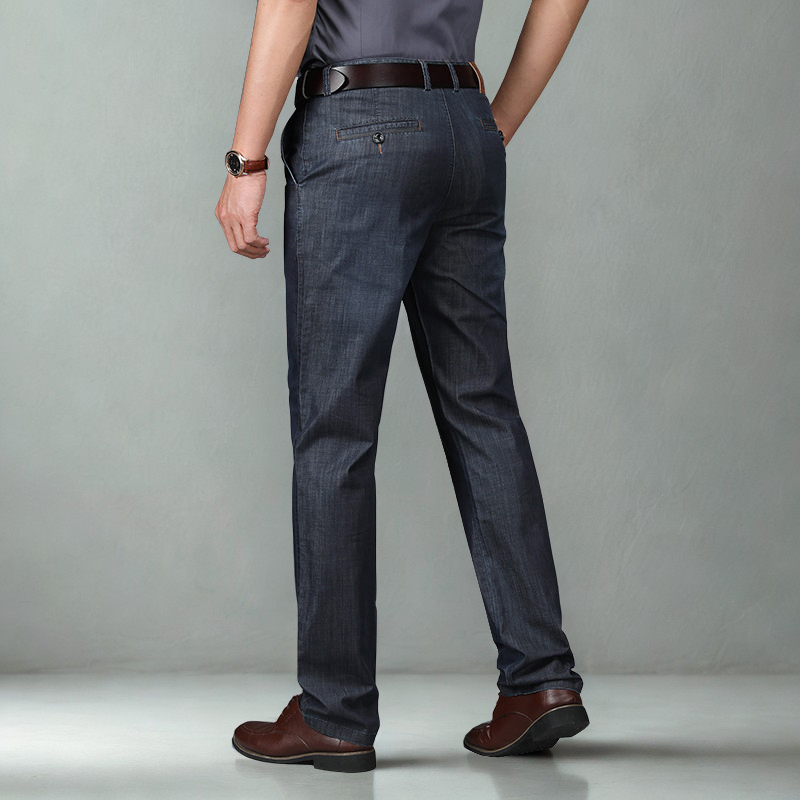 Jean En Denim Extensible À Coupe Classique Pour Homme - image 6