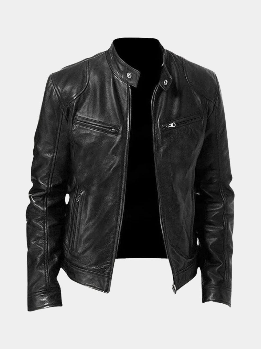 Louis Riviera | VESTE EN CUIR HAUT DE GAMME ÉLÉGANTE POUR HOMME - image 1