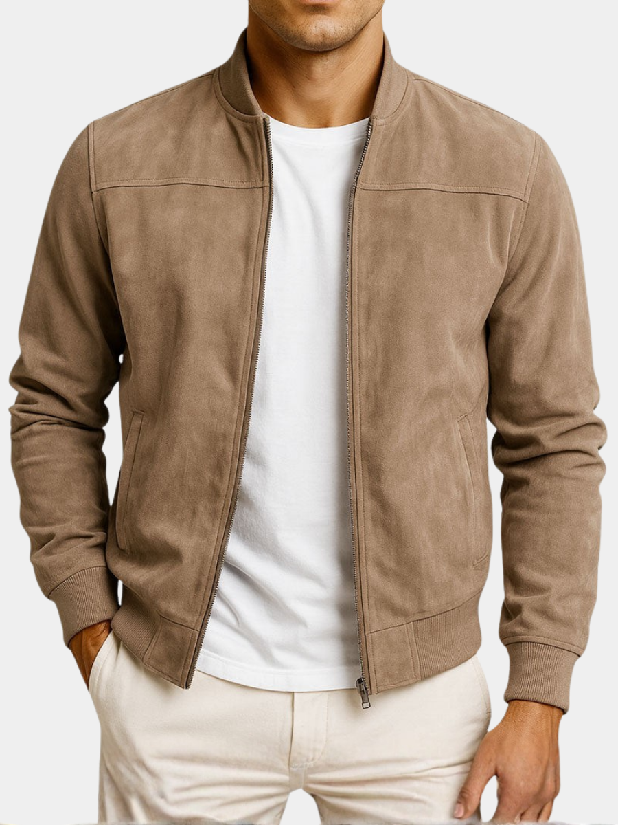 Louis Riviera | VESTE EN CUIR SUEDE URBAINE - image 1