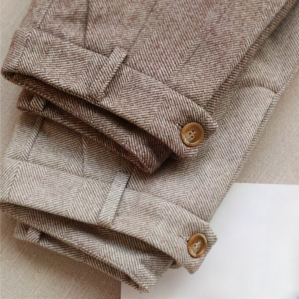 PANTALONS ÉLÉGANTS EN PURE LAINE SUR MESURE - image 3