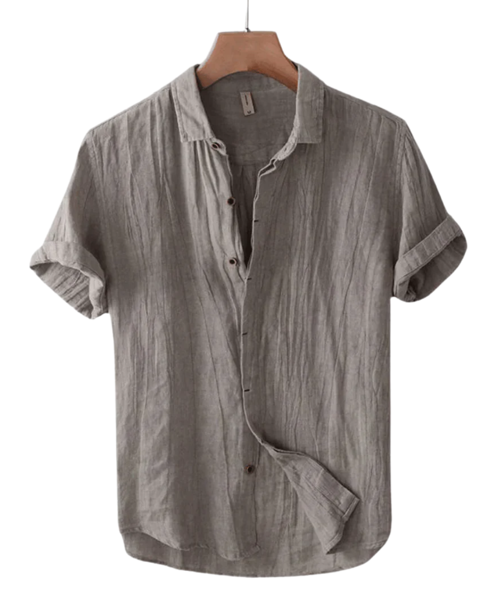 CHEMISE D'ÉTÉ EN LIN DE LUXERE - Gris