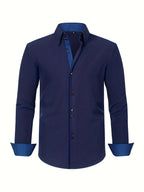 ALBERTO | CHEMISE ÉLÉGANTE LÉGÈRE AVEC DÉTAILS CONTRASTÉS - image 5