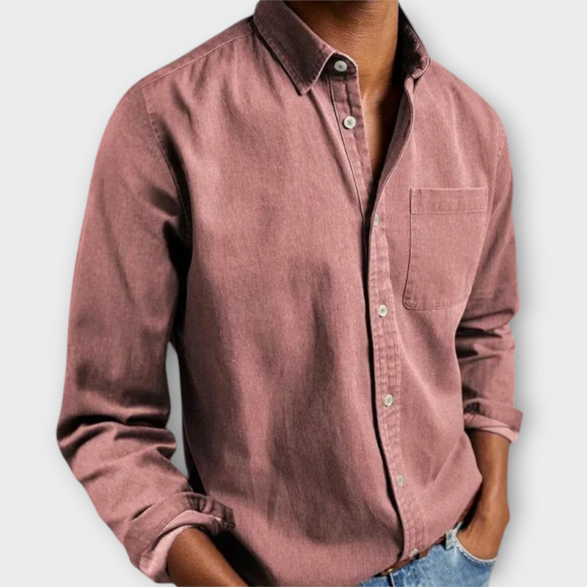 Louis Riviera | CHEMISE ARTISANALE - Rose