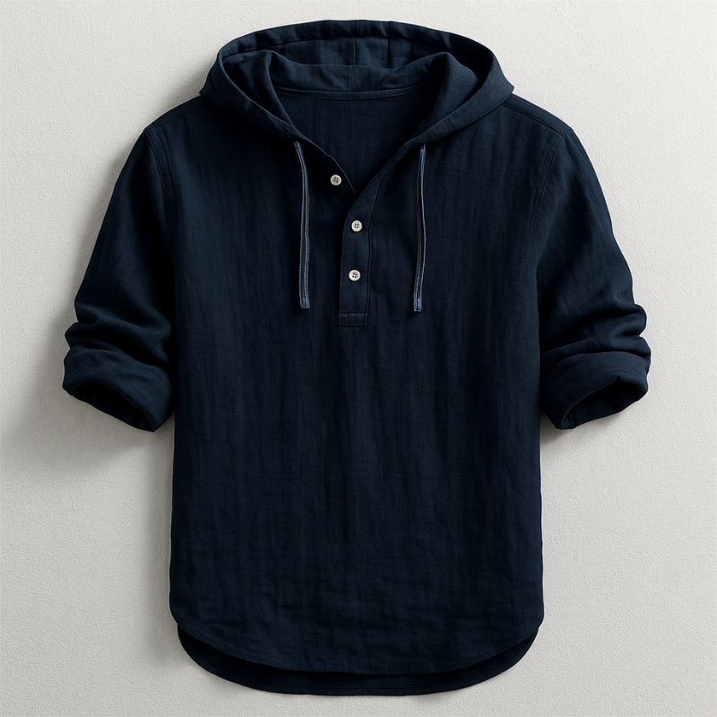 Louis Riviera | CHEMISE DE LUXE AVEC CAPUCHE - Noir