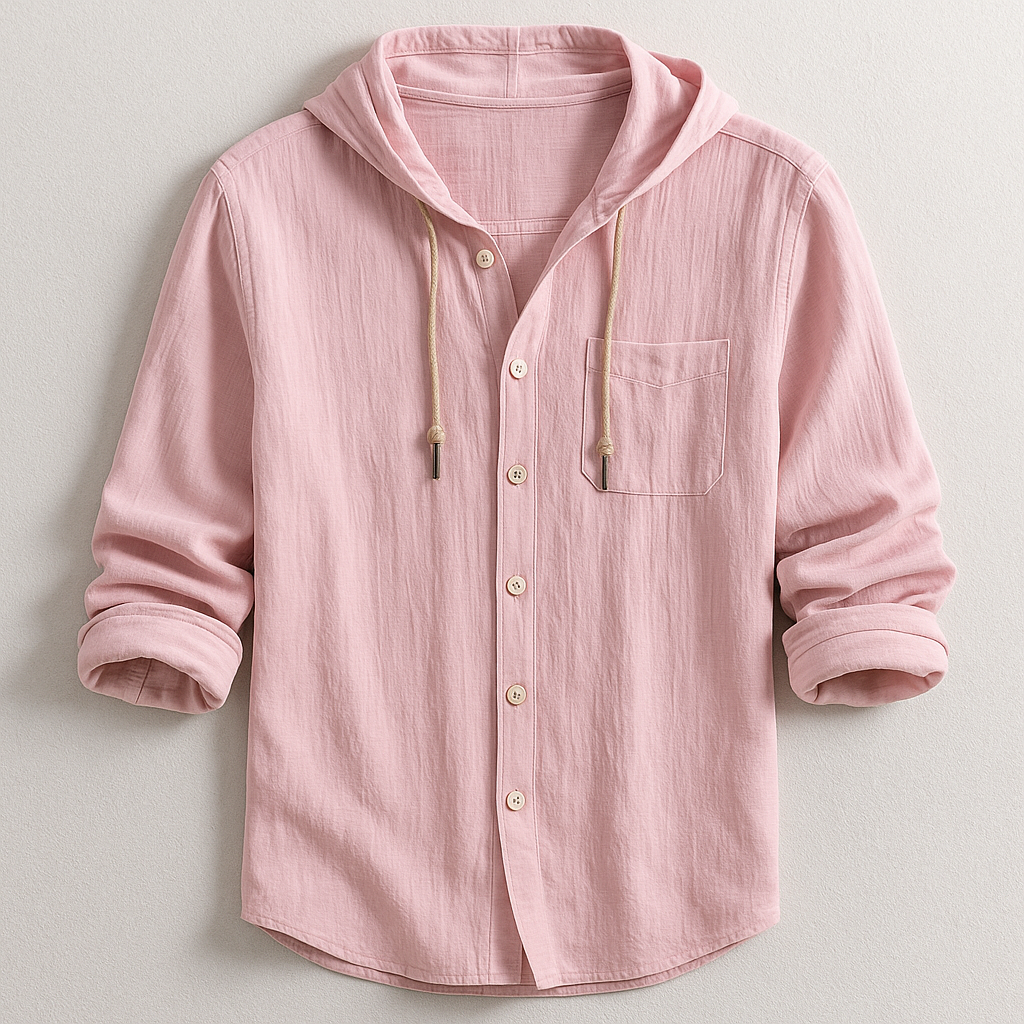 Louis Riviera | CHEMISE DE LUXE AVEC CAPUCHE - Rose