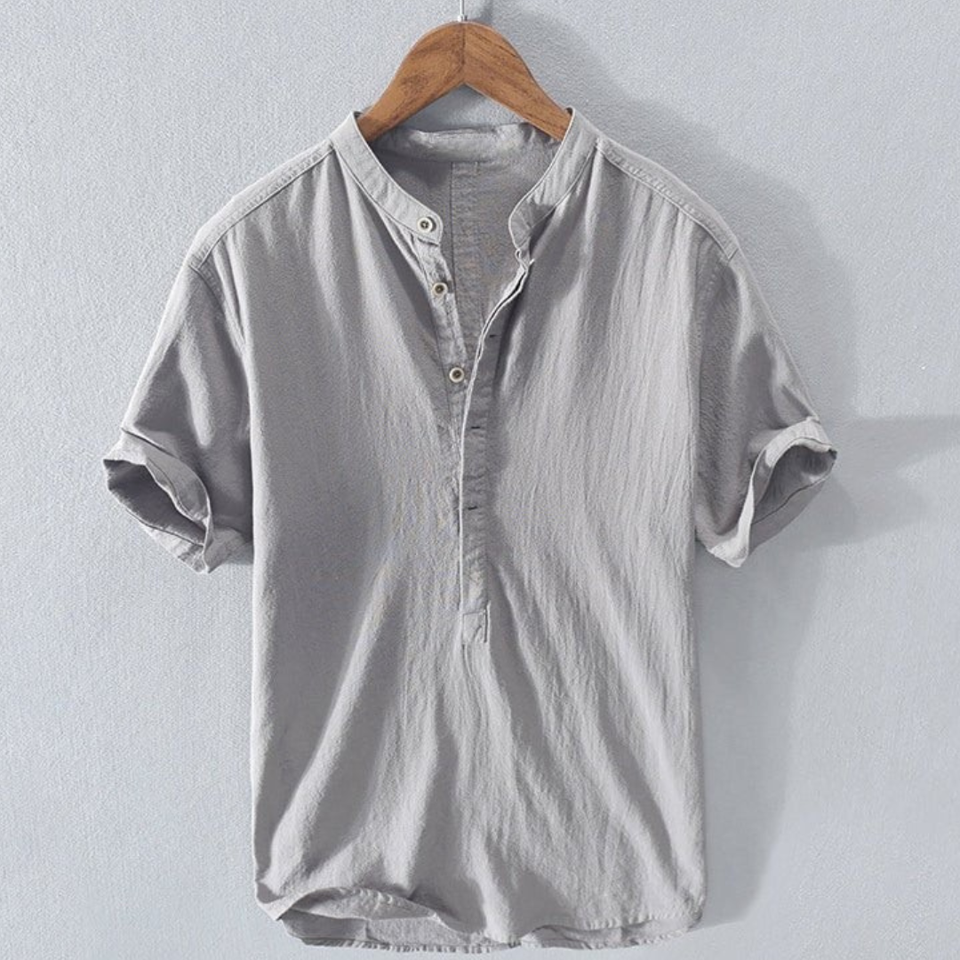 Louis Riviera | CHEMISE EN LIN PREMIUM - Gris