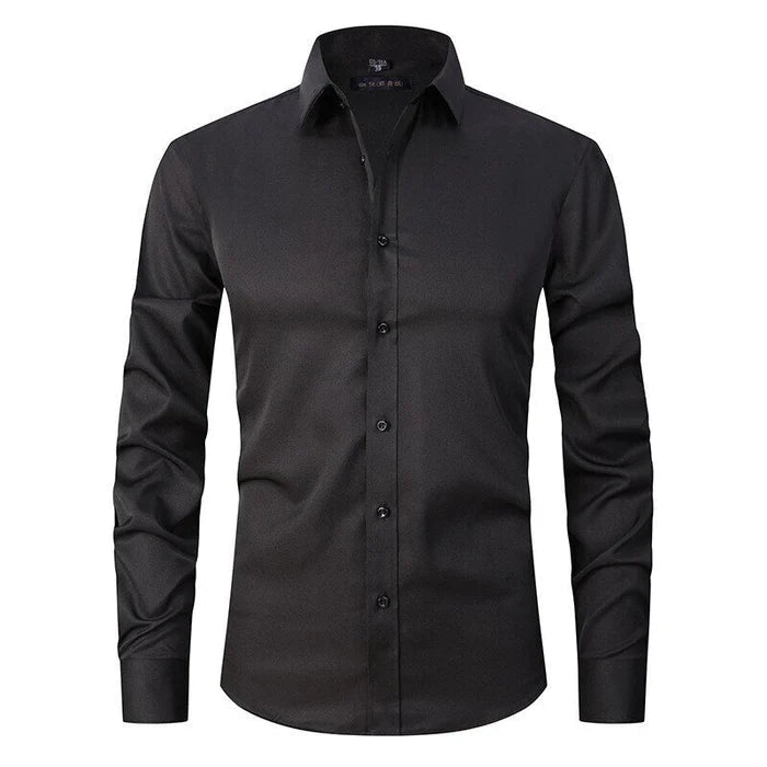 Louis Riviera | CHEMISE HOMME EXTENSIBLE - Noir