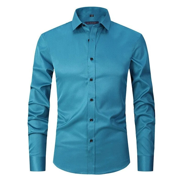 Louis Riviera | CHEMISE HOMME EXTENSIBLE - Turquoise