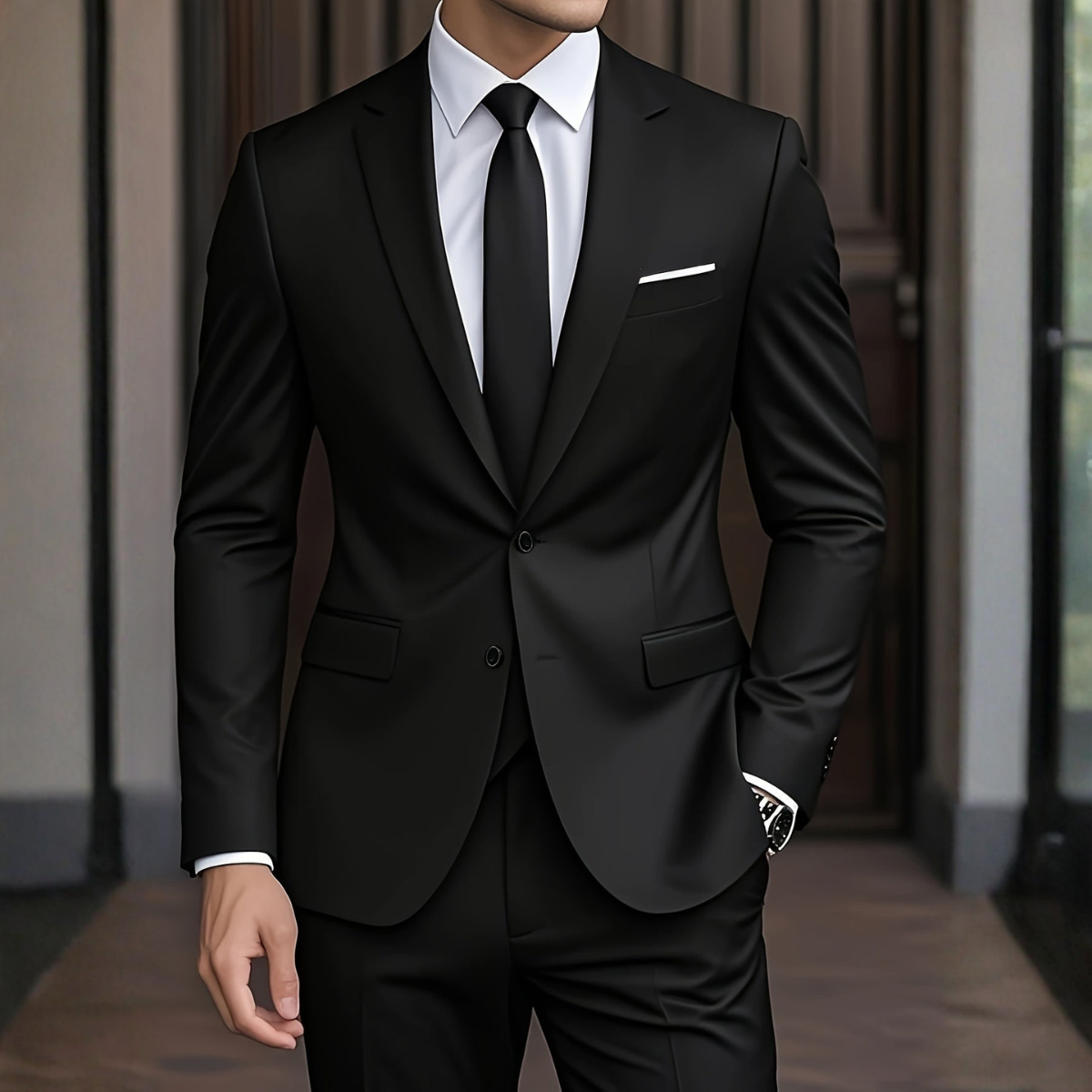 Louis Riviera | COSTUME MODERNE POUR HOMME - Noir