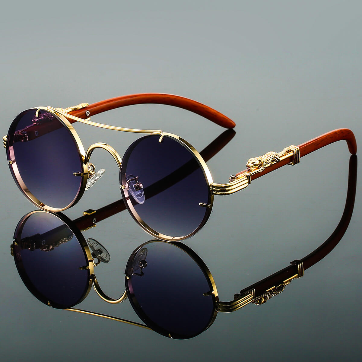 Louis Riviera | LUNETTES DE SOLEIL AU STYLE RÉTRO - Gris