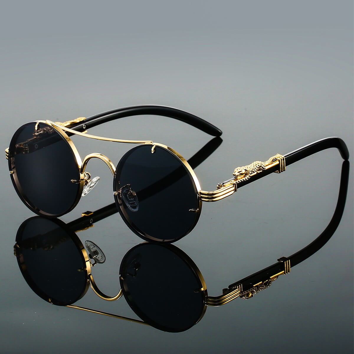 Louis Riviera | LUNETTES DE SOLEIL AU STYLE RÉTRO - Noir