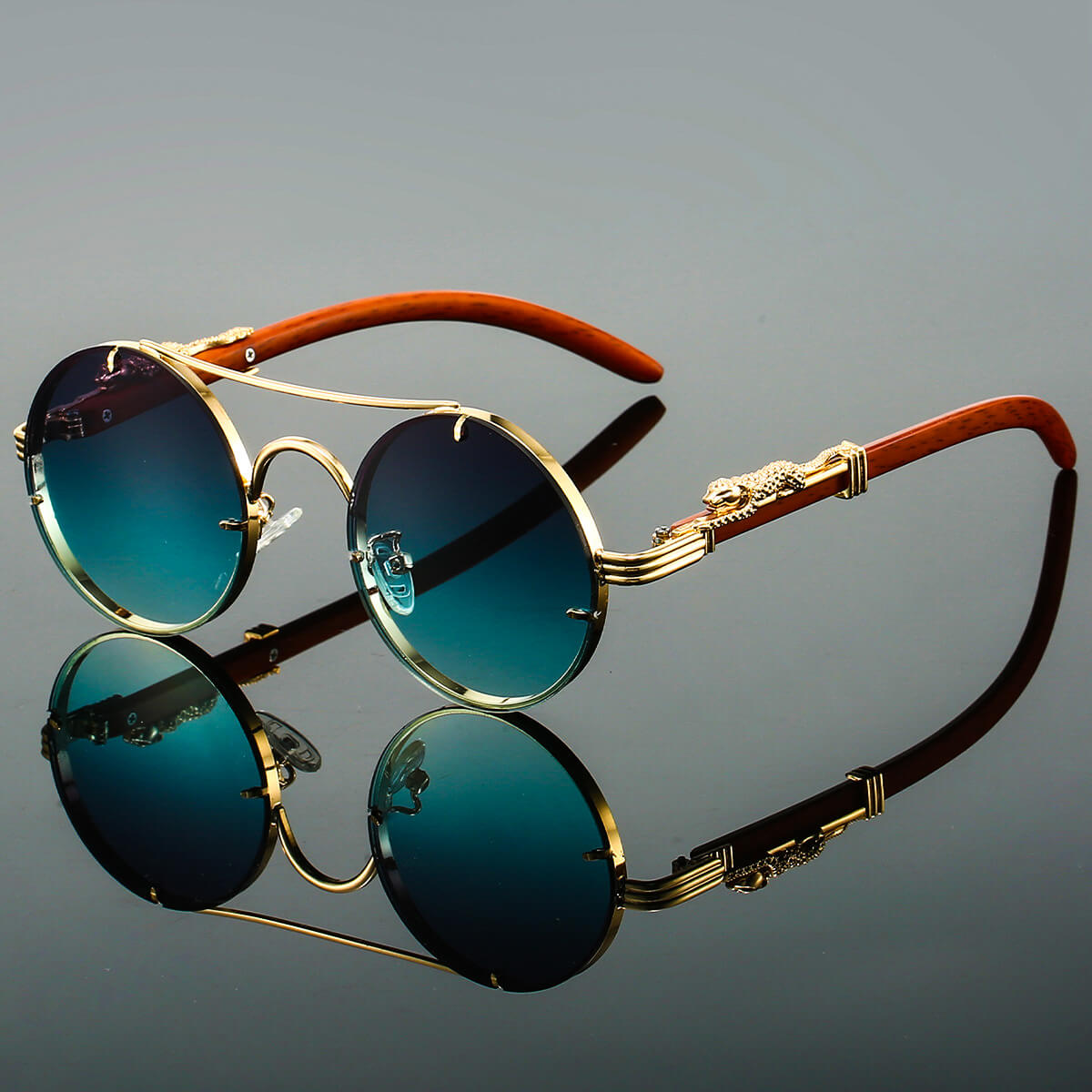 Louis Riviera | LUNETTES DE SOLEIL AU STYLE RÉTRO - Vert