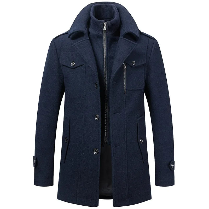Louis Riviera | MANTEAU DEUX PIECES - Bleu marine