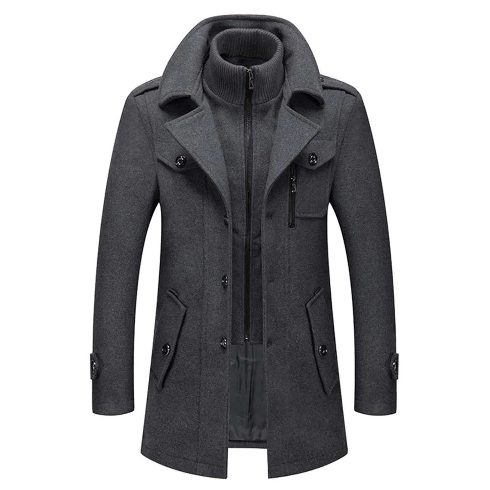 Louis Riviera | MANTEAU DEUX PIECES - Gris