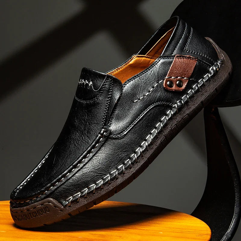 Louis Riviera | MOCASSINS EN CUIR POUR HOMME CLASSIQUES - Noir