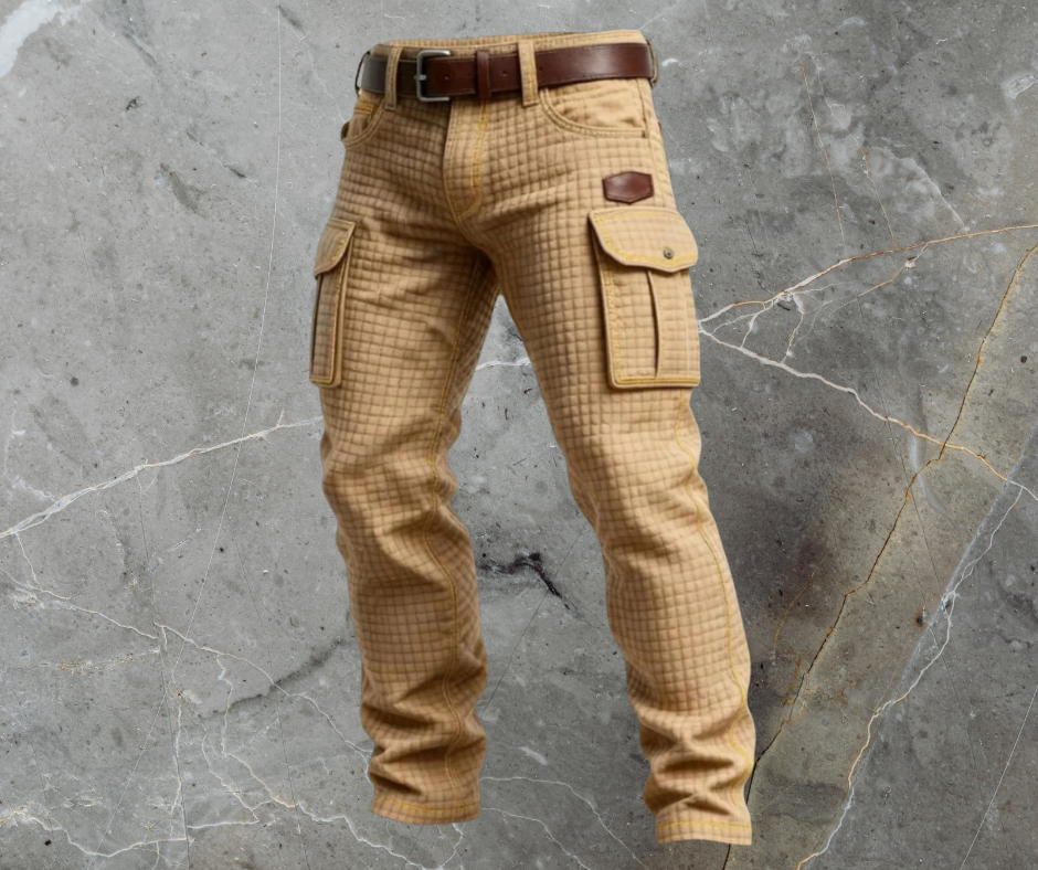 Louis Riviera | PANTALON CARGO RENFORCÉ POUR HOMME - Beige