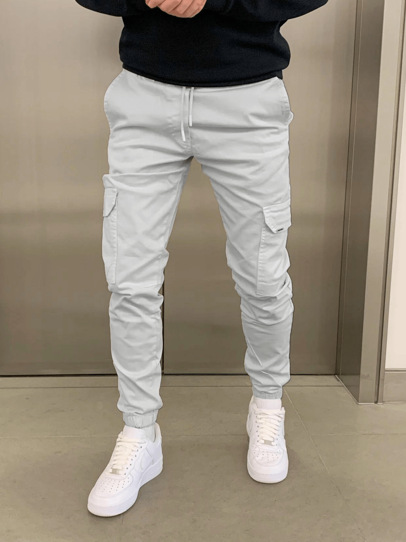 Louis Riviera | PANTALONS CARGO - Gris
