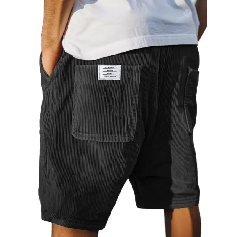 Louis Riviera | PANTALONS COURTS CHICS EN VELOURS - Noir