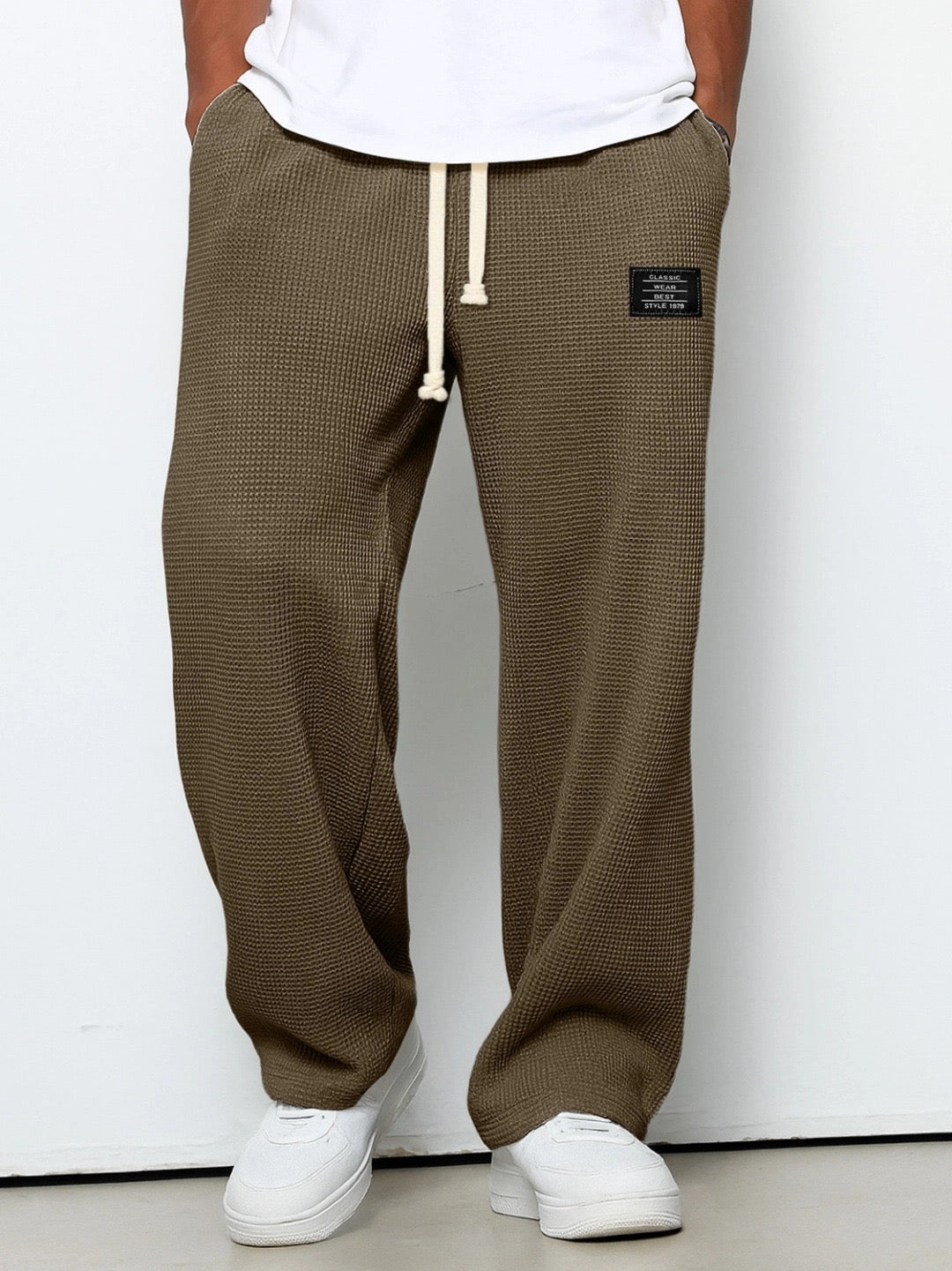 Louis Riviera | PANTALONS POUR HOMMES À COUPE CONFORTABLE - Marron Foncé