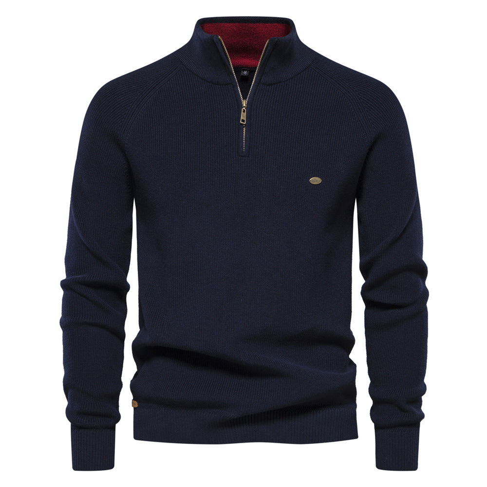 Louis Riviera | PULL AUTOMNAL DE LUXE - Bleu marine