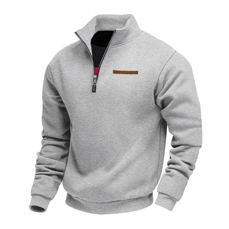 Louis Riviera | SWEAT CASUAL HOMME EN POLAIRE - Gris