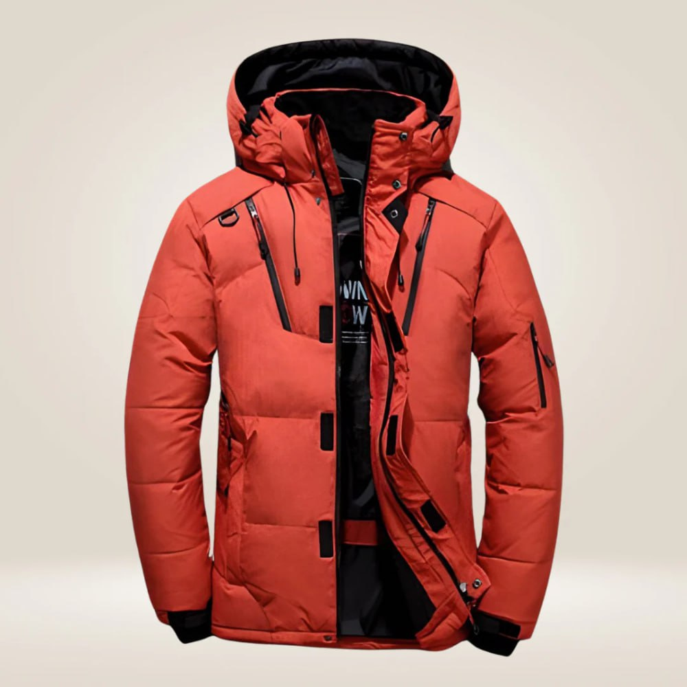 Louis Riviera | VESTE D'HIVER EN DUVET - Orange