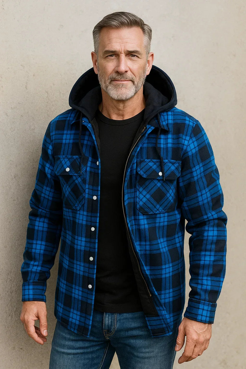 Louis Riviera | VESTE EN MÉLANGE DE LAINE - Bleu foncé