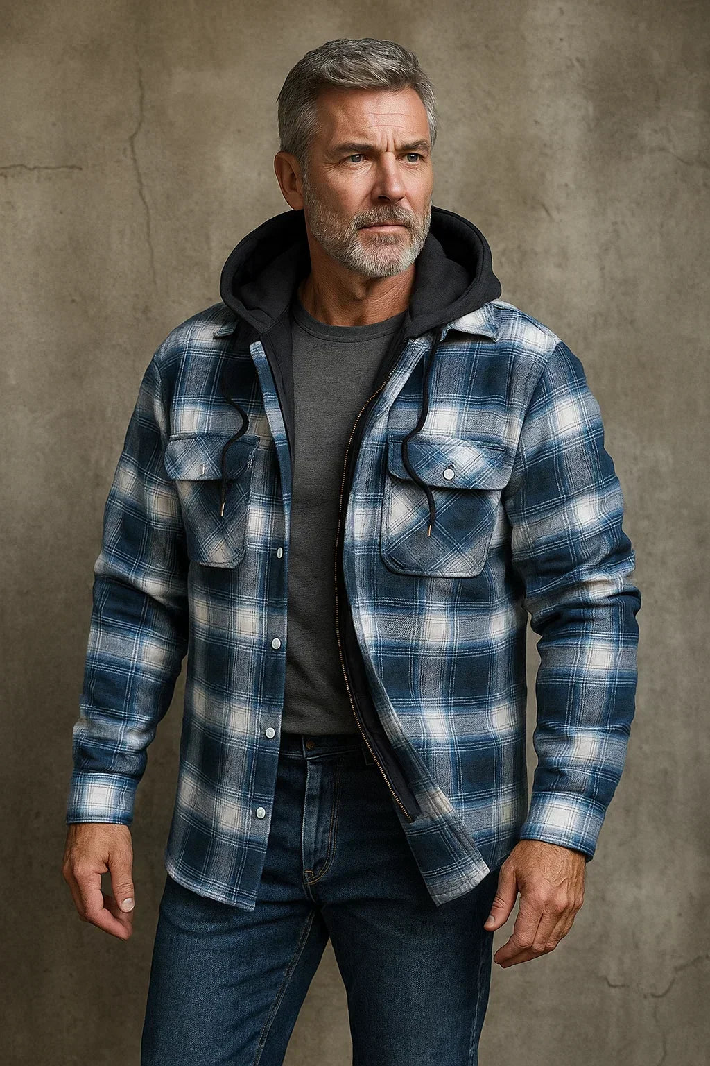 Louis Riviera | VESTE EN MÉLANGE DE LAINE - Bleu